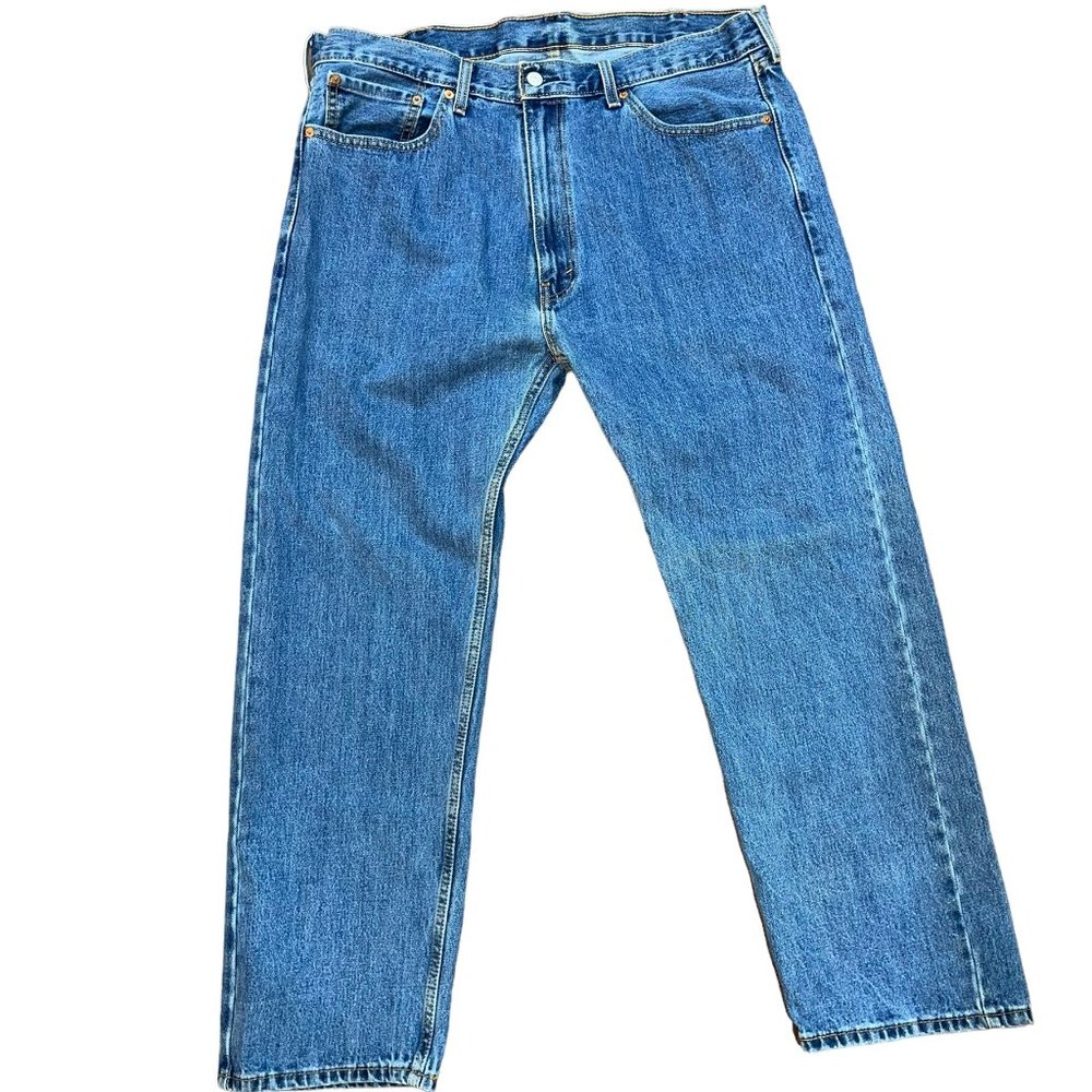 Men' Levi's 505 Denim Jeans Medium Wash Size 40x30